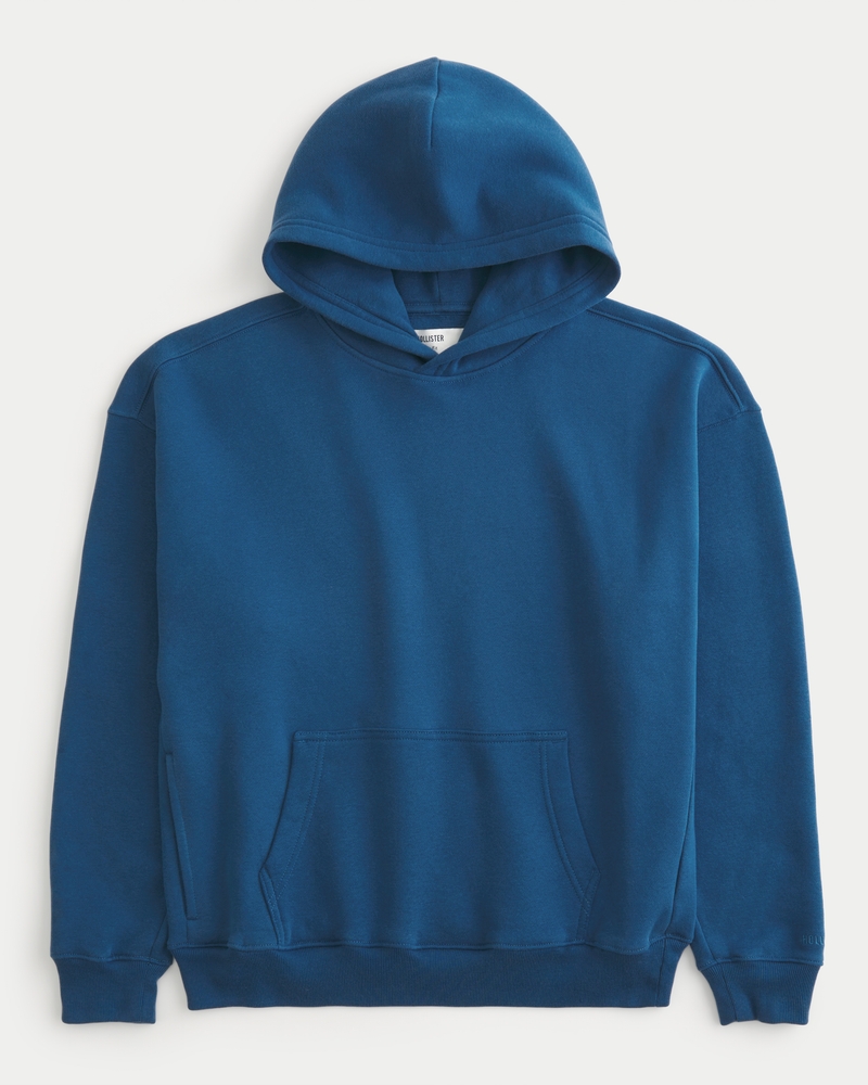 quadratisch geschnittener hoodie mit digitalmuster