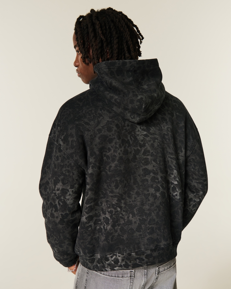 dodge challenger hoodie mit quadratischer passform