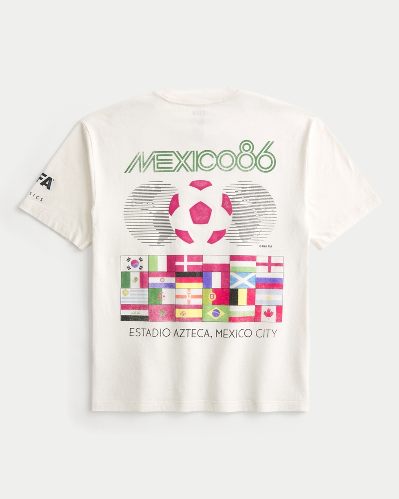 quadratisches t-shirt mit dem design der fifa-weltmeisterschaft 1998 in frankreich