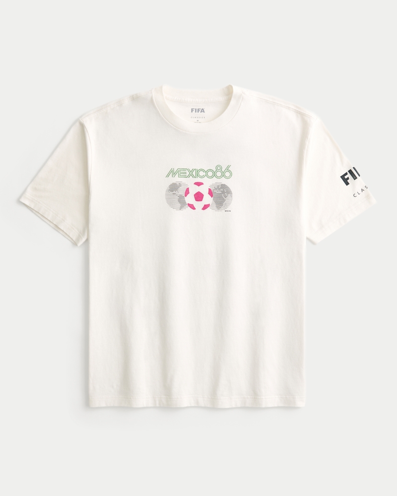 quadratisches t-shirt mit dem design der fifa-weltmeisterschaft 1998 in frankreich