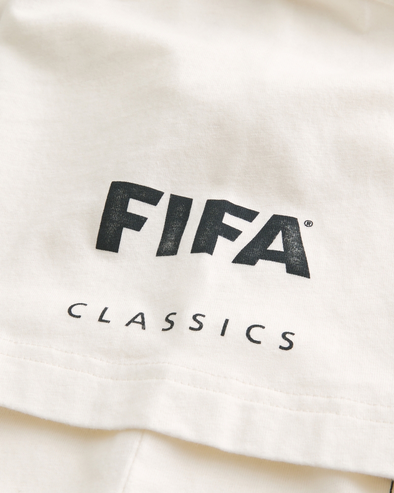 quadratisches t-shirt mit dem design der fifa-weltmeisterschaft 1998 in frankreich