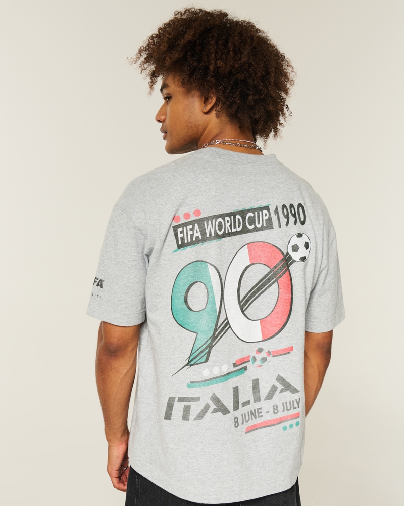 quadratisches t-shirt mit dem design der fifa-weltmeisterschaft 1998 in frankreich