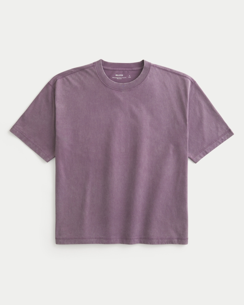 quadratisch geschnittenes kurzes robustes leopardenmuster-t-shirt mit rundhalsausschnitt