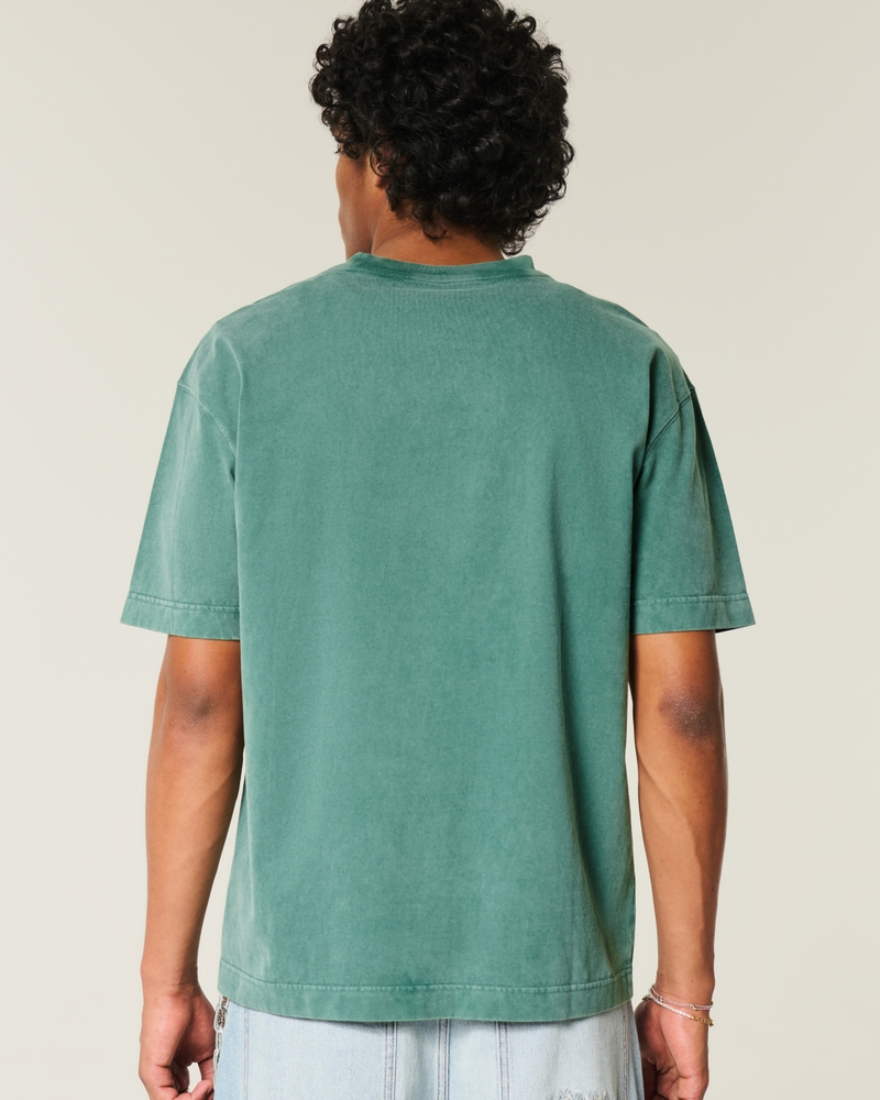 locker sitzendes grob gestricktes t-shirt mit rundhalsausschnitt und farbspritzer-effekt