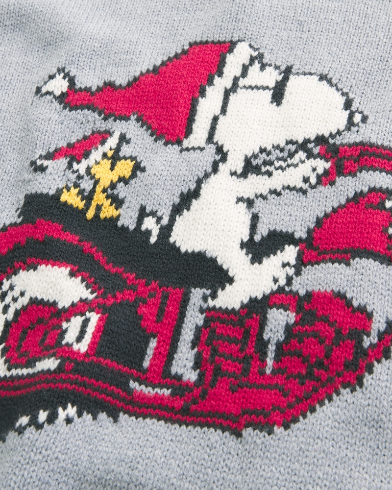 pullover mit tom-und-jerry-muster quadratisch geschnitten rundhalsausschnitt
