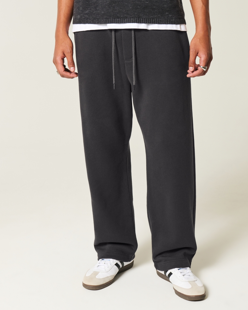 jogginghose mit sternenmuster und weitem bein