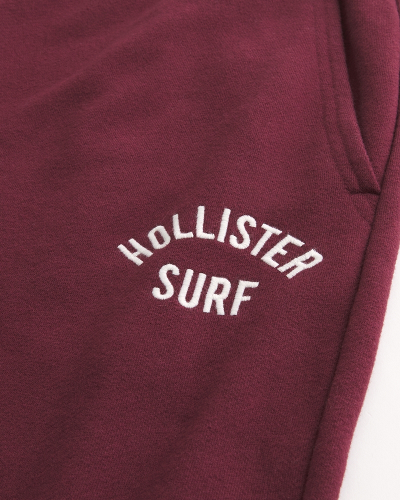 jogginghose aus frottee mit logoprint im taschenstil