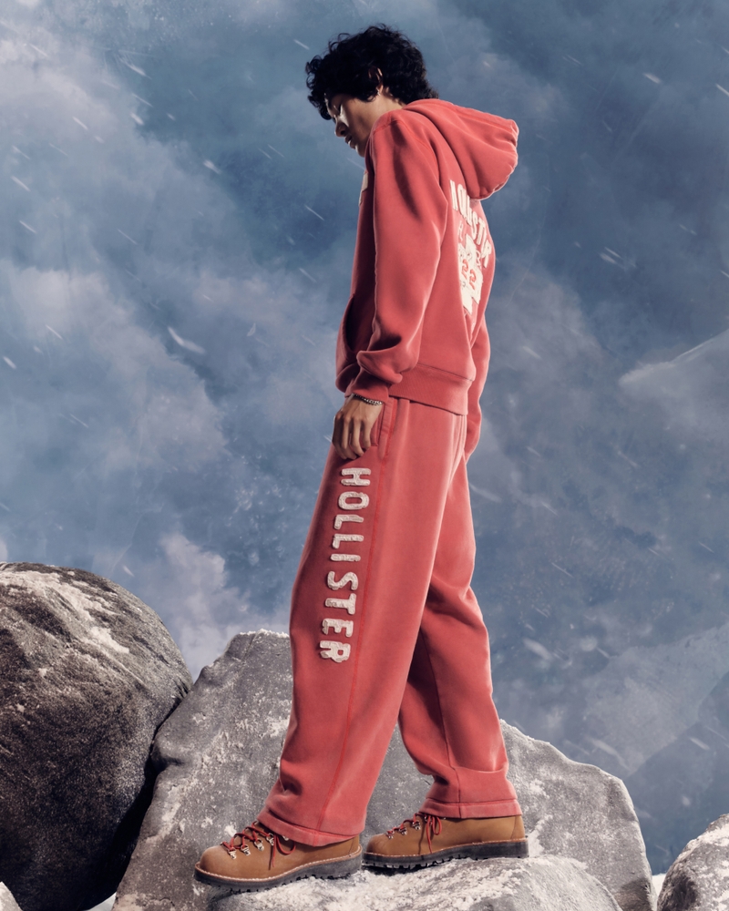jogginghose mit logoprint aus der holiday vault-kollektion locker sitzend