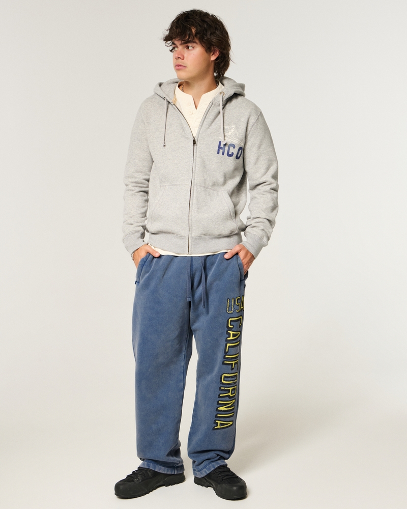 jogginghose mit logoprint aus der holiday vault-kollektion locker sitzend
