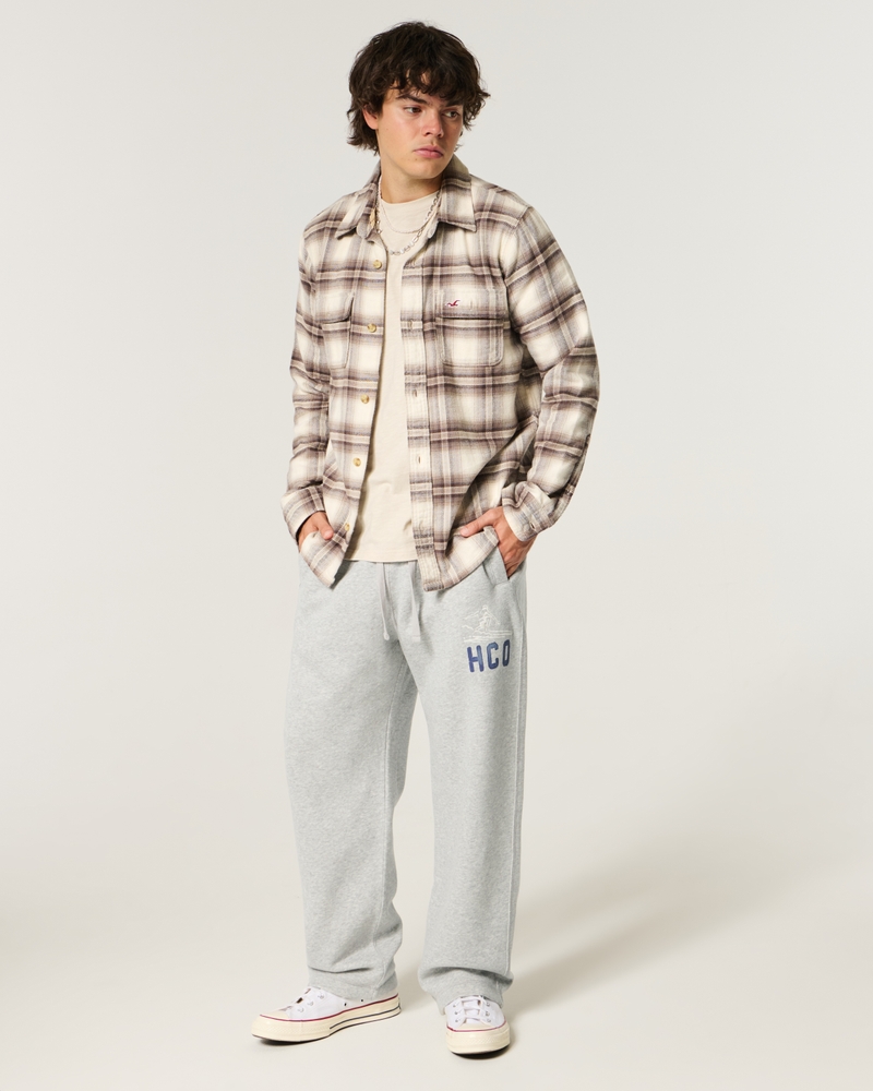 jogginghose mit logoprint aus der holiday vault-kollektion locker sitzend