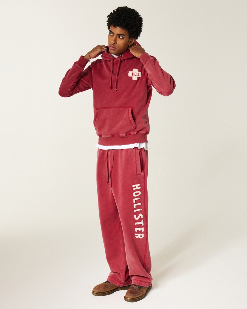 holiday vault release california print loose-fit sweatpants