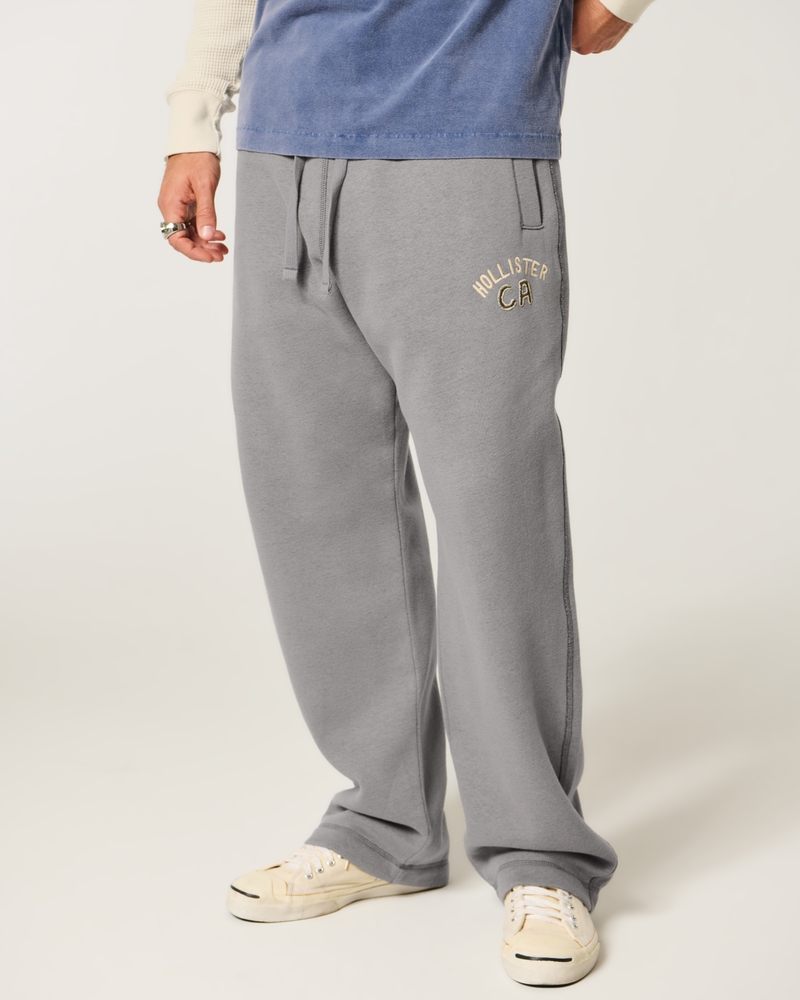 holiday vault release california print loose-fit sweatpants