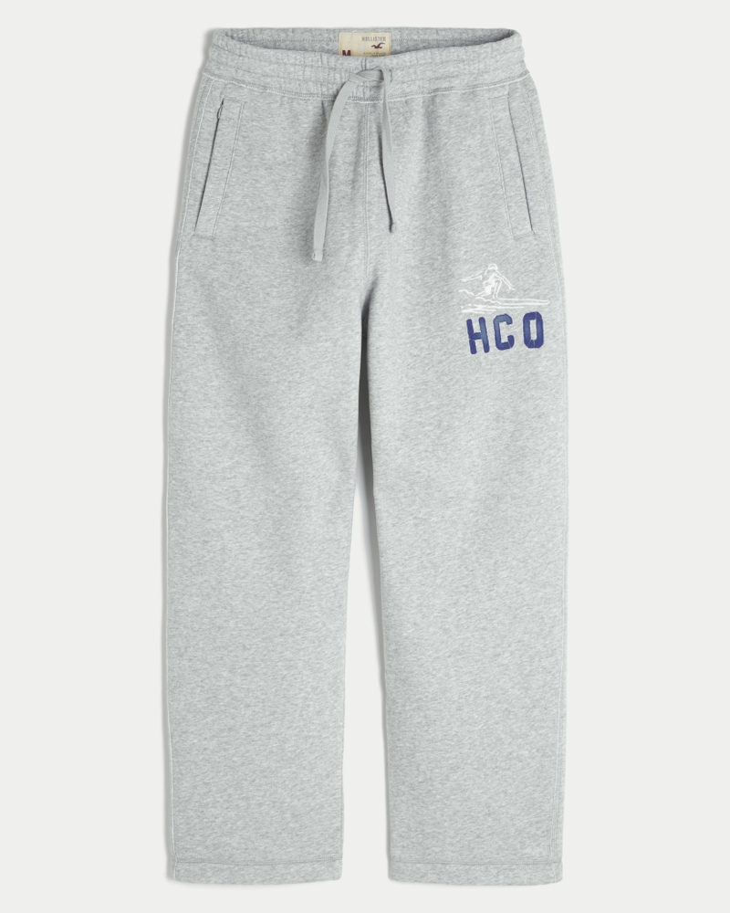 jogginghose mit taschen und big-sur-muster
