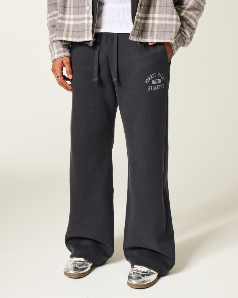 forest hills athletics gemusterte bootcut-jogginghose
