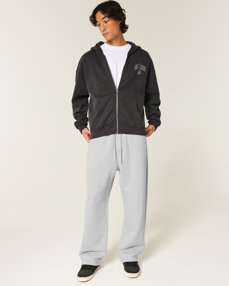 tasche mit spinnenstickerei locker sitzende jogginghose