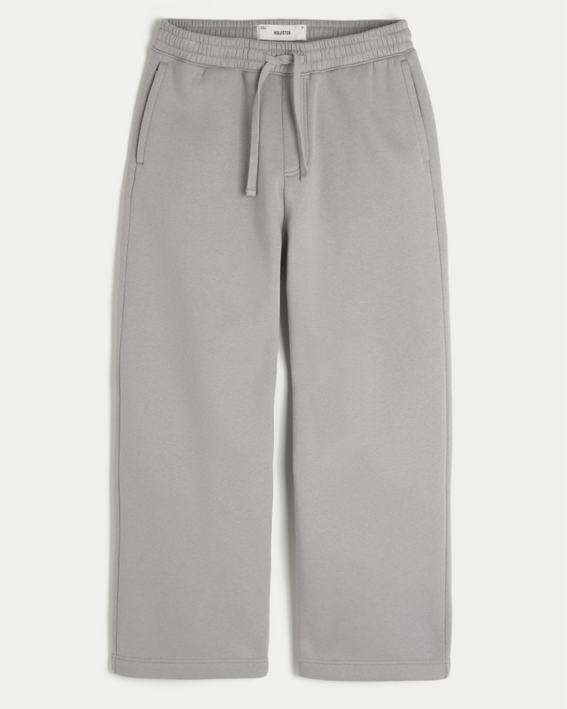 gemusterte extra-lockere jogginghose
