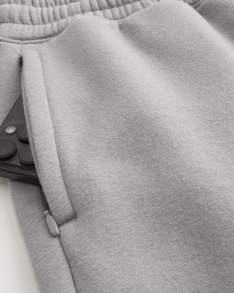 gemusterte extra-lockere jogginghose