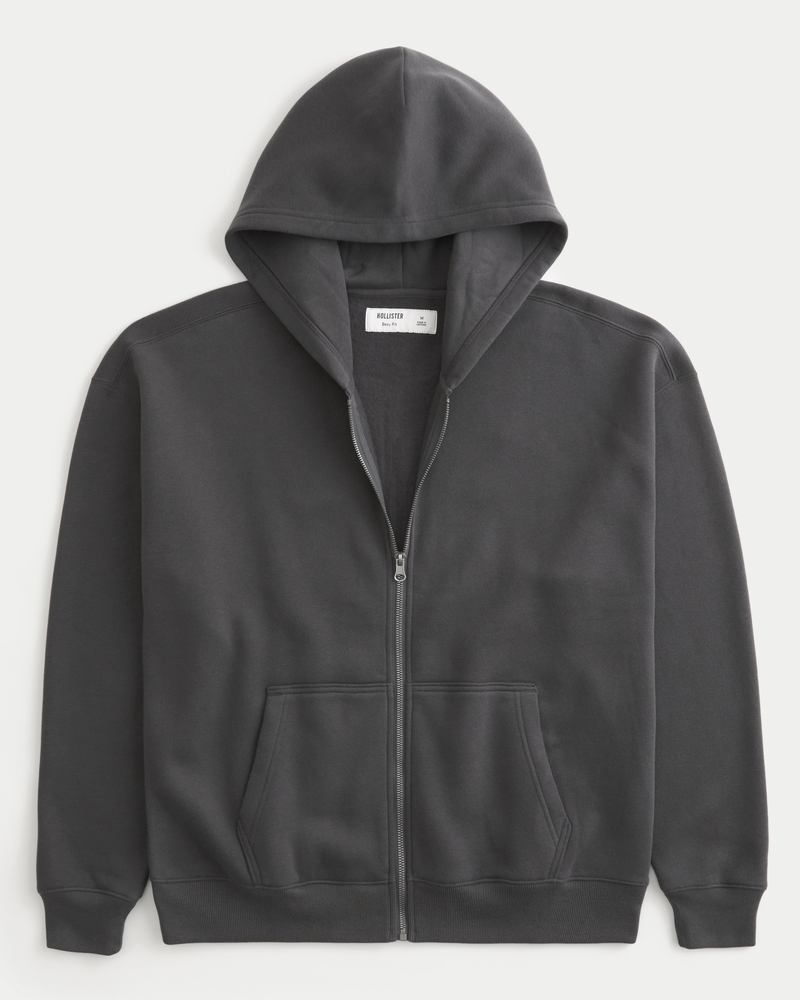 kapuzenpullover mit spinnenmuster gerader passform und reißverschluss
