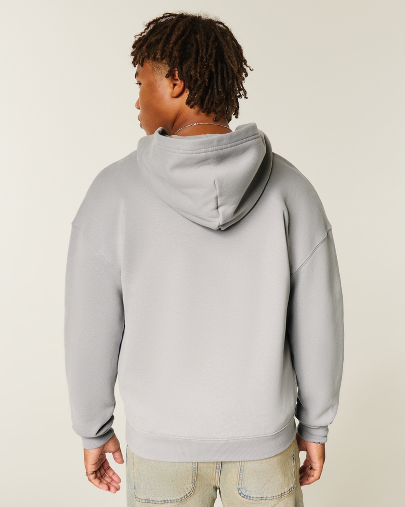kapuzenpullover mit spinnenmuster gerader passform und reißverschluss