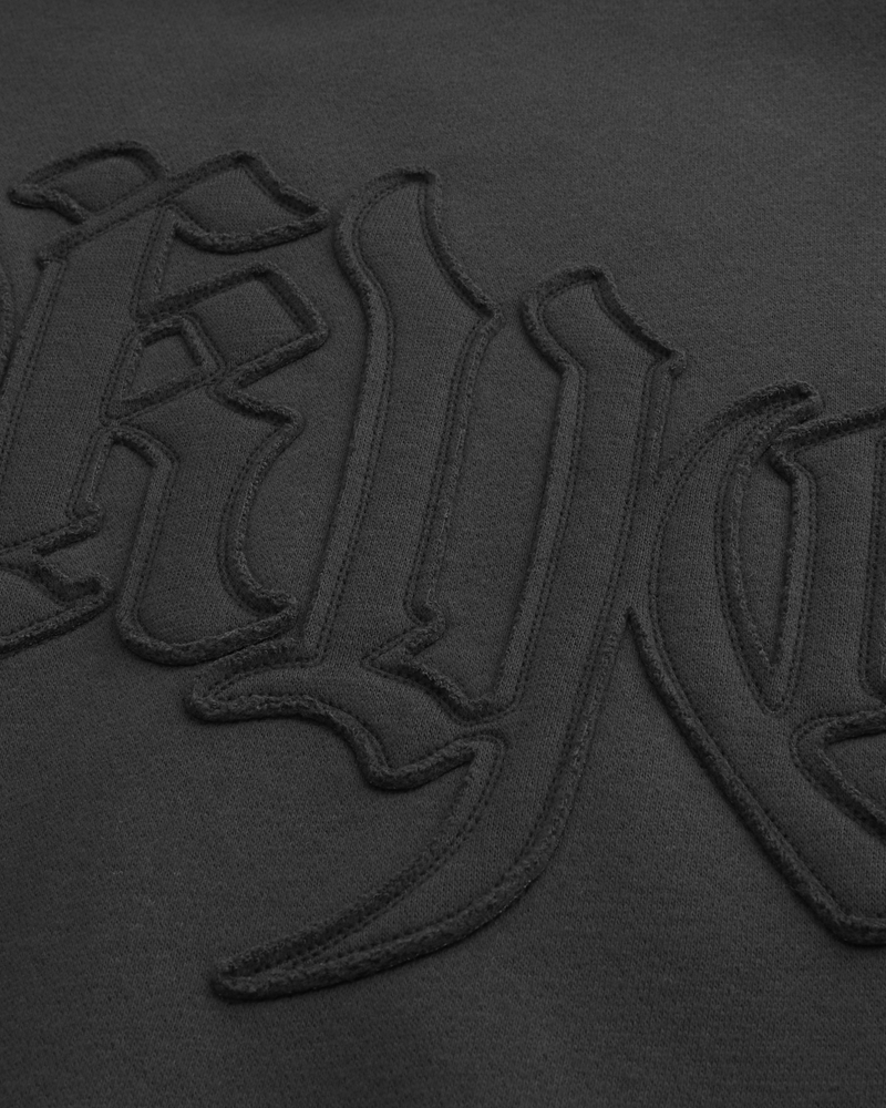 kapuzenpullover mit reißverschluss und muster „no fear